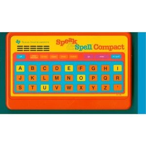 Vintage Texas Instruments Speak And Spell Compact From 1981